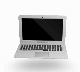 纯css3 MAC苹果笔记本电脑3D翻转动画特效