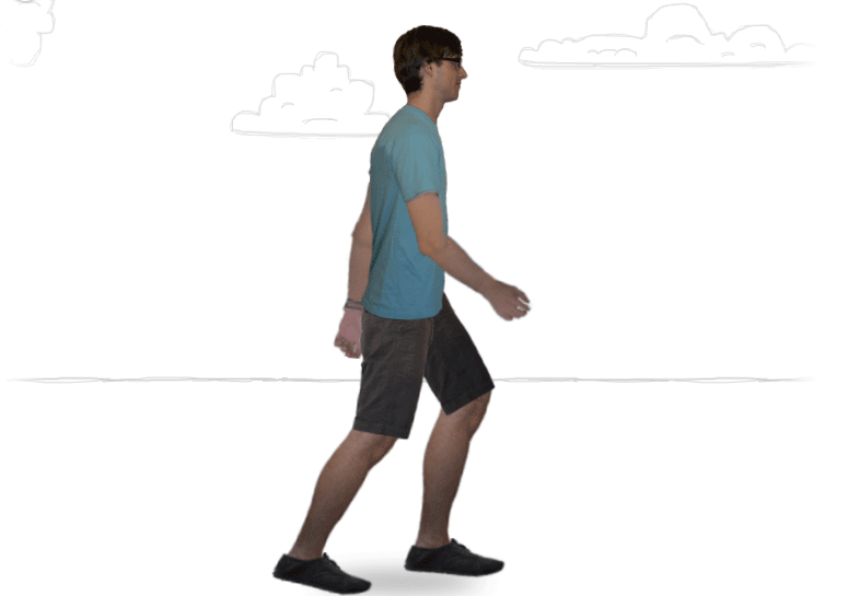 纯CSS3制作3D人物走路动画特效