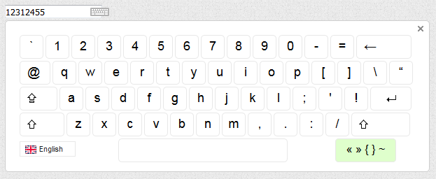 jQuery keyboard点击弹出虚拟键盘输入text文本框文字内容