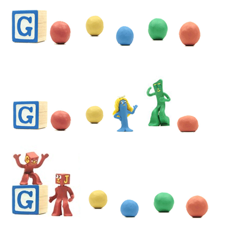 原生js制作Google粘土logo动画涂鸦代码