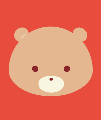 css3 SVG绘制小熊头像动画特效