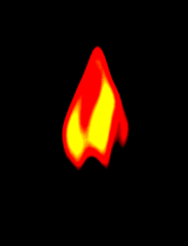 css3实现燃烧的火焰动画特效