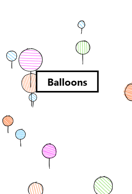 html5 canvas告白气球上升背景动画特效