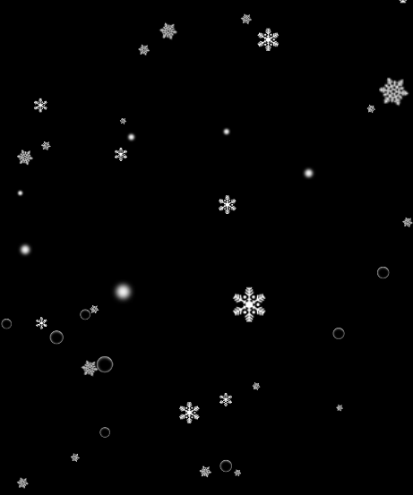 html5 canvas新年下雪背景动画特效