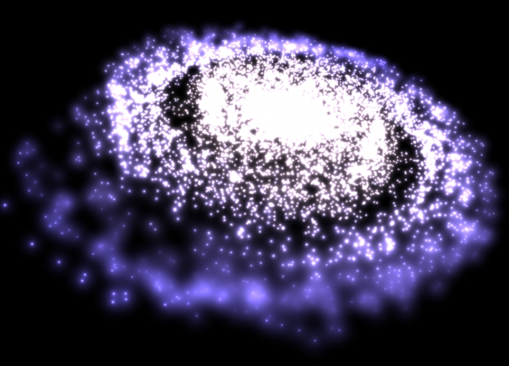 HTML5 WebGL酷炫的星云背景动画特效