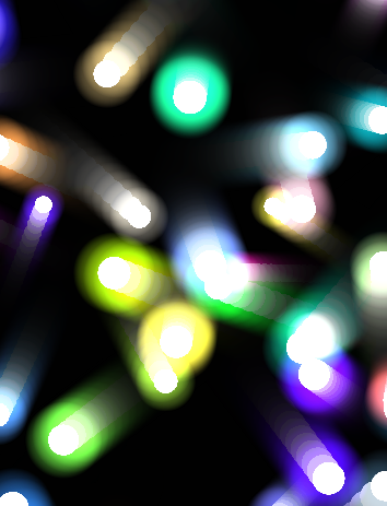 html5 canvas彩色的光粒子动画效果代码