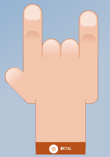 CSS3动画属性制作简单的手势动画效果代码
