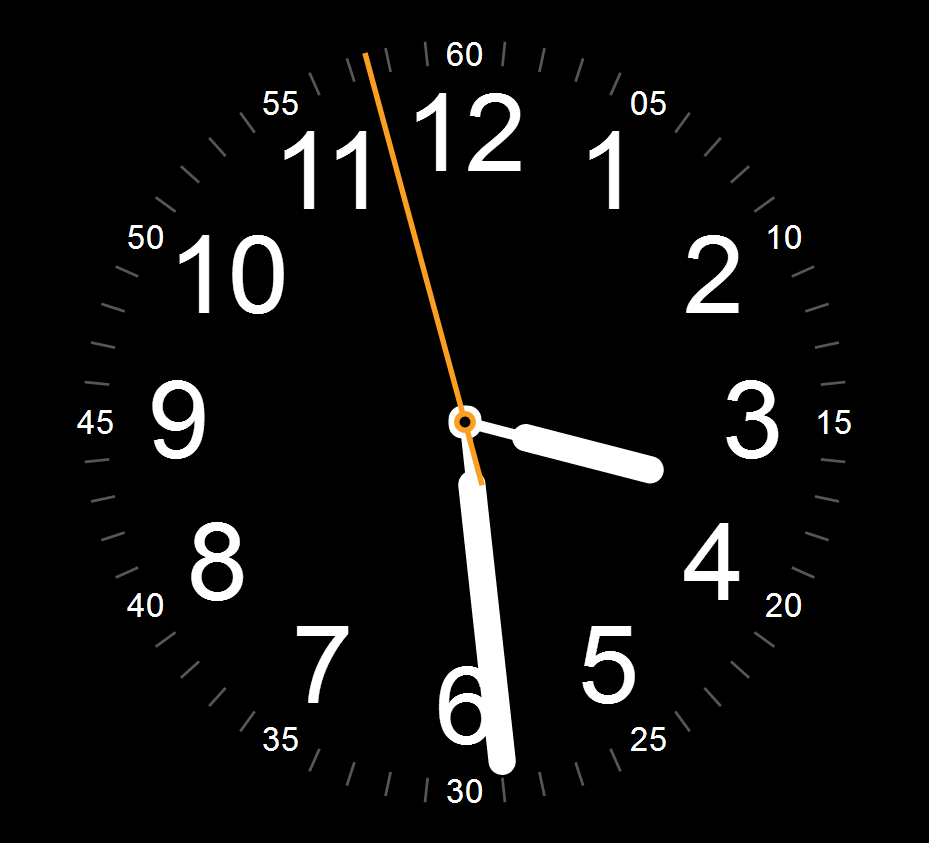 js css3时钟制作圆形时钟走动代码