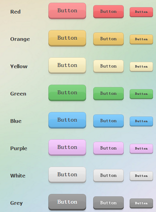常用的css3 button彩色按钮样式代码