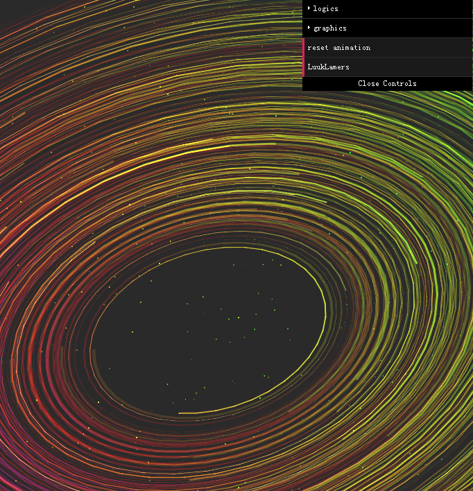 html5 canvas酷炫的银河系动画特效