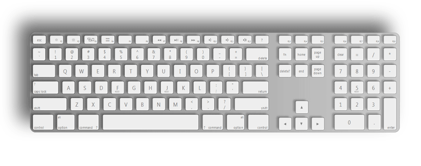 css3绘制漂亮的立体苹果电脑键盘样式代码