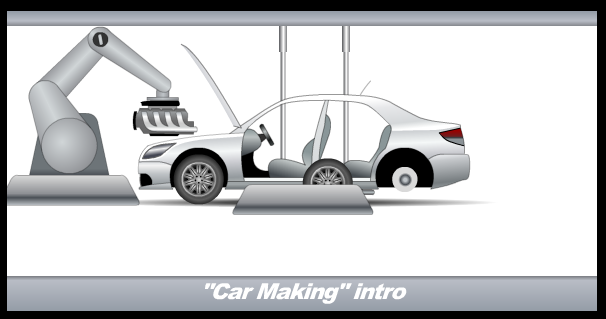 汽车生产过程广告flash动画