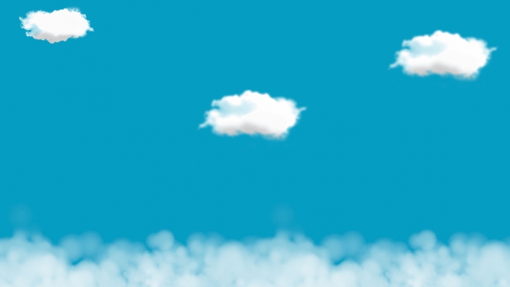 利用jQuery css3实现天空中飘动的白云动画特效
