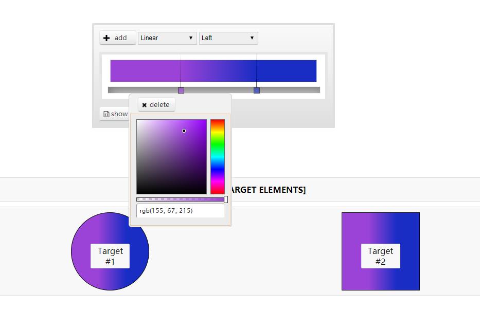 利用jQuery实现多功能颜色选择器特效