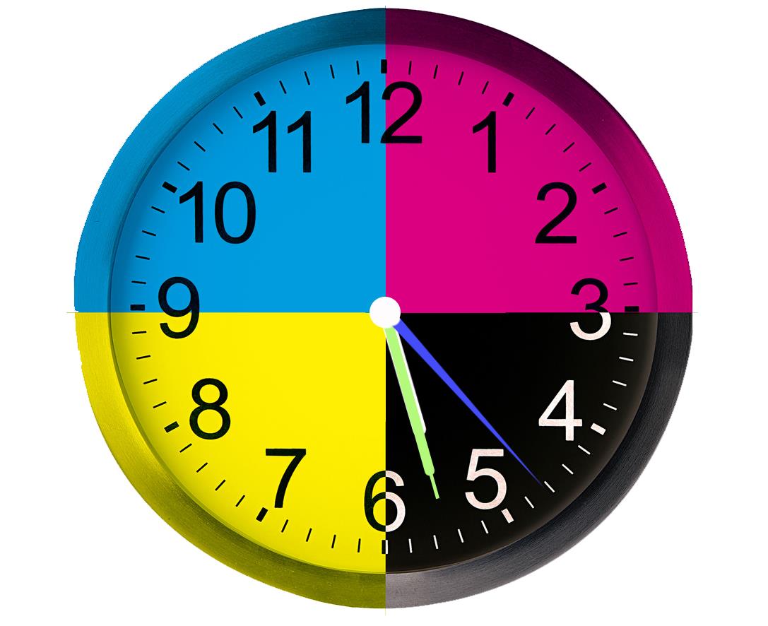 基于jquery css3实现彩色时钟表特效