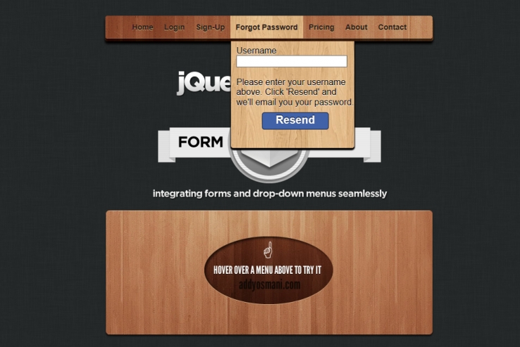 基于jQuery CSS3实现 下拉菜单 Formbox