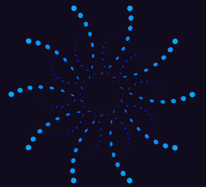 利用CSS3实现蓝色粒子线条动画特效