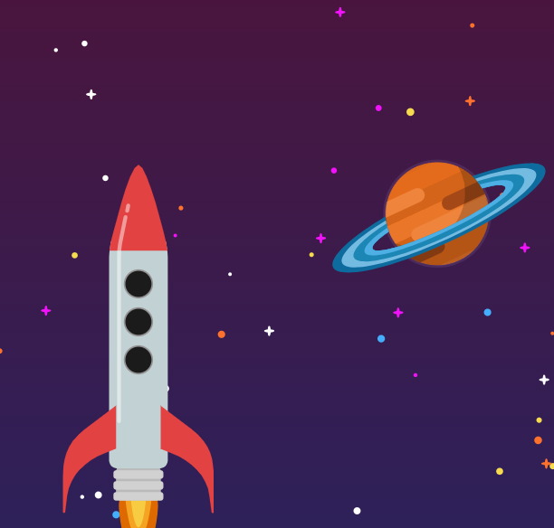 利用HTML5实现SVG星空飞船火箭动画特效