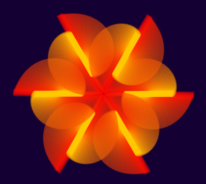 利用CSS3实现橘色花朵变换动画特效