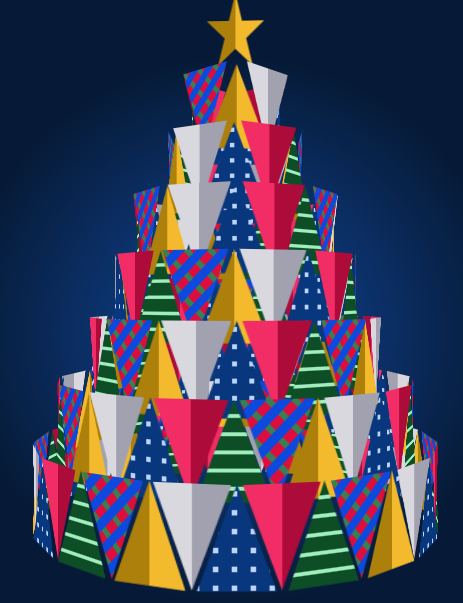 利用CSS3实现卡通圣诞蛋糕树动画特效