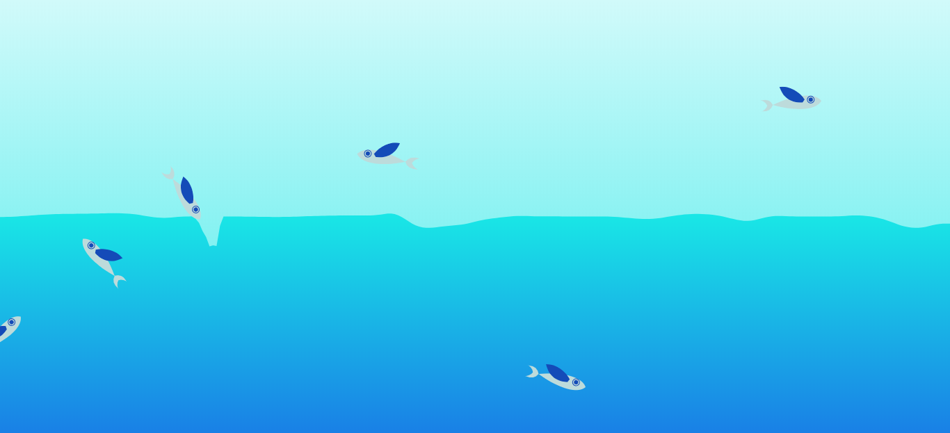 利用HTML5 Canvas实现海里鱼游动特效