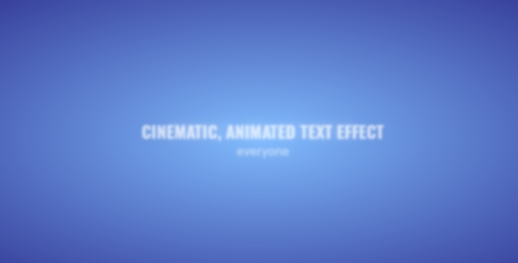 利用CSS3实现电影文字字幕动画特效