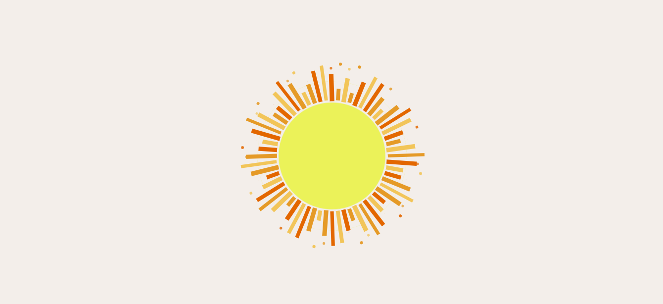利用CSS3实现卡通太阳照射动画特效