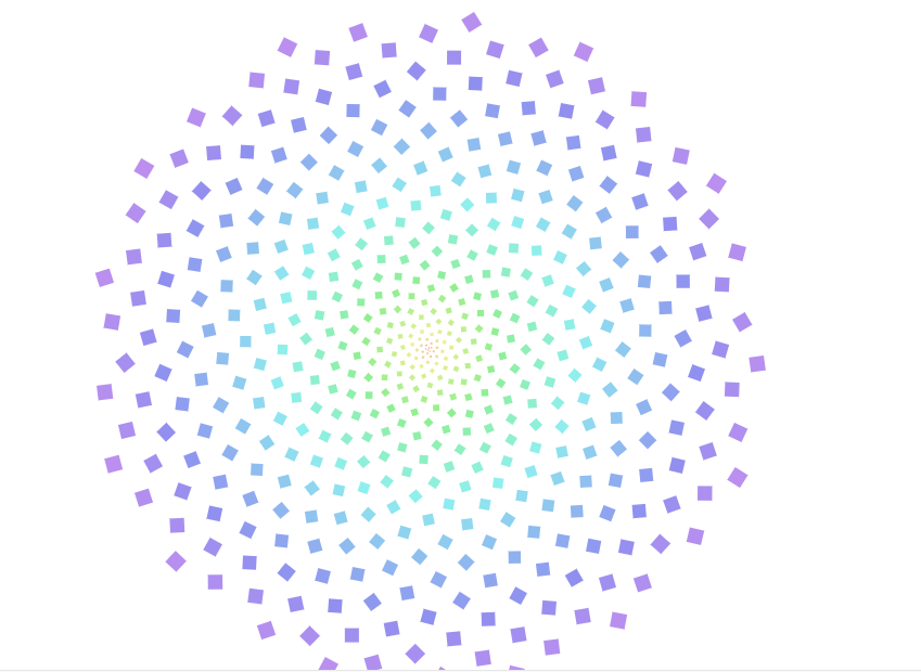 利用CSS3实现彩色方块组合图形特效