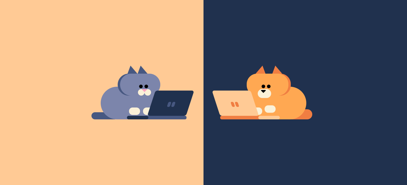 利用CSS3实现猫和狗电脑聊天动画特效