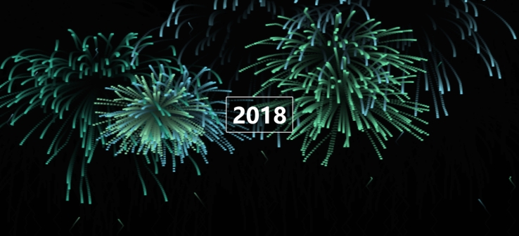 利用HTML5实现庆祝2018年烟花动画特效