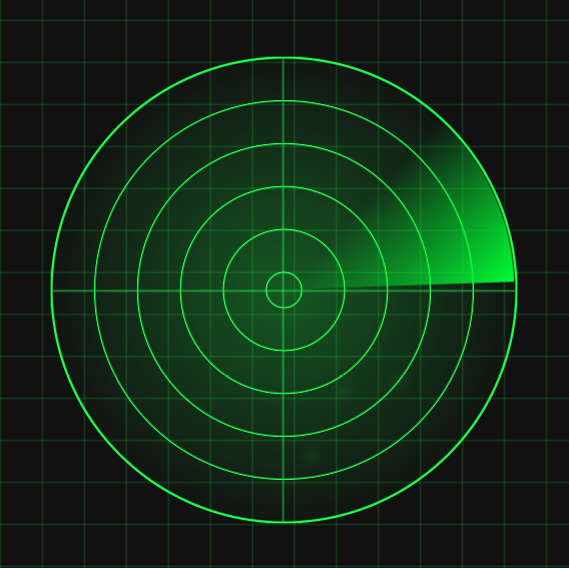 CSS3雷达扫描动画特效代码下载