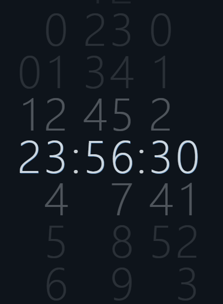 js css3数字时钟时分秒特效代码下载