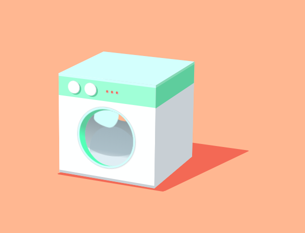 CSS3滚筒洗衣机动画特效代码下载