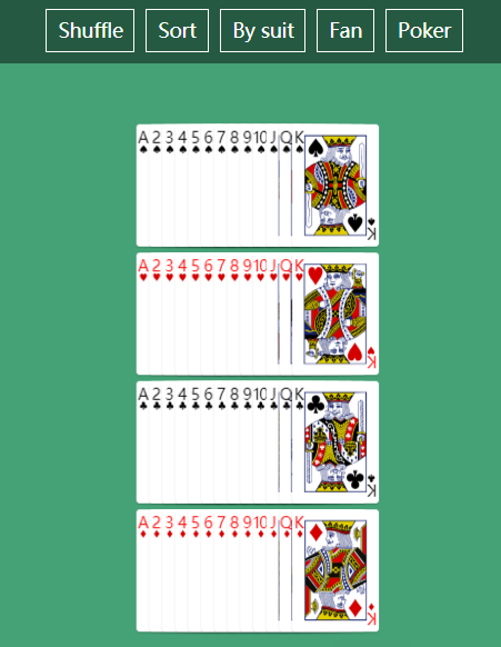 HTML5魔术扑克牌ui动画特效代码下载