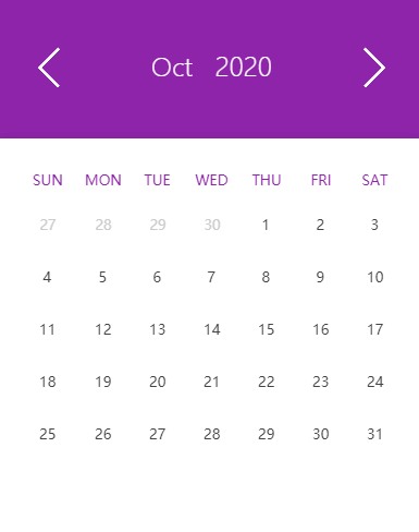 CSS3日历表背景颜色切换特效代码下载