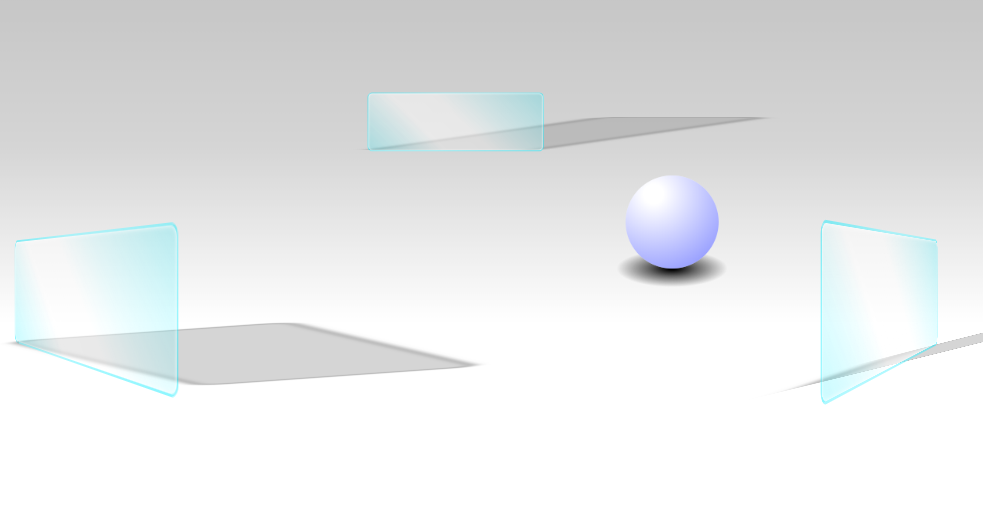 css3小球3D滚动撞击遮挡板特效代码下载