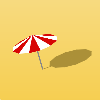 css3沙滩伞动画特效代码下载
