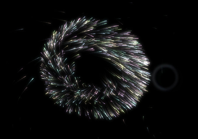 html5 canvas黑洞粒子吸引动画特效代码下载