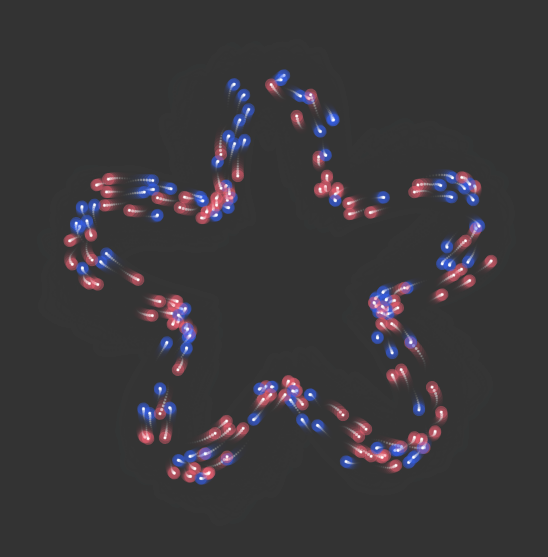 html5 canvas星型粒子结构动画特效代码下载