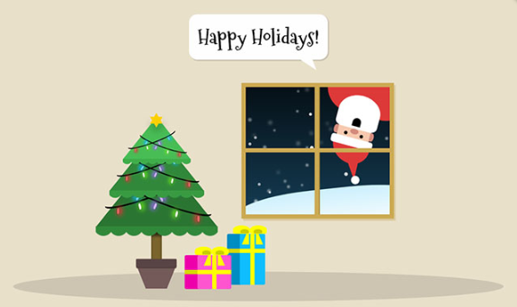 CSS3圣诞节日快乐动画特效代码下载