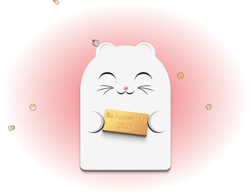 CSS3猫咪节日贺卡动画特效代码下载