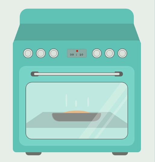CSS3卡通面包烤箱动画特效代码下载