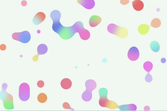 HTML5彩色斑点背景动画特效代码下载