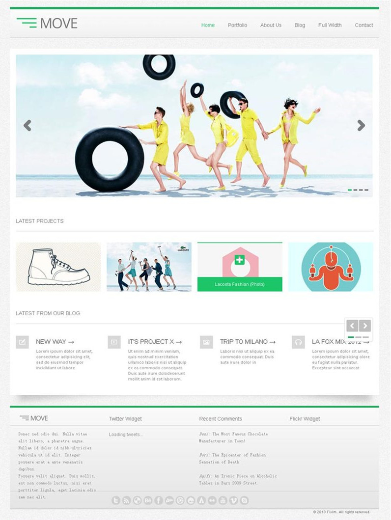 简洁风格的设计公司网站模板下载