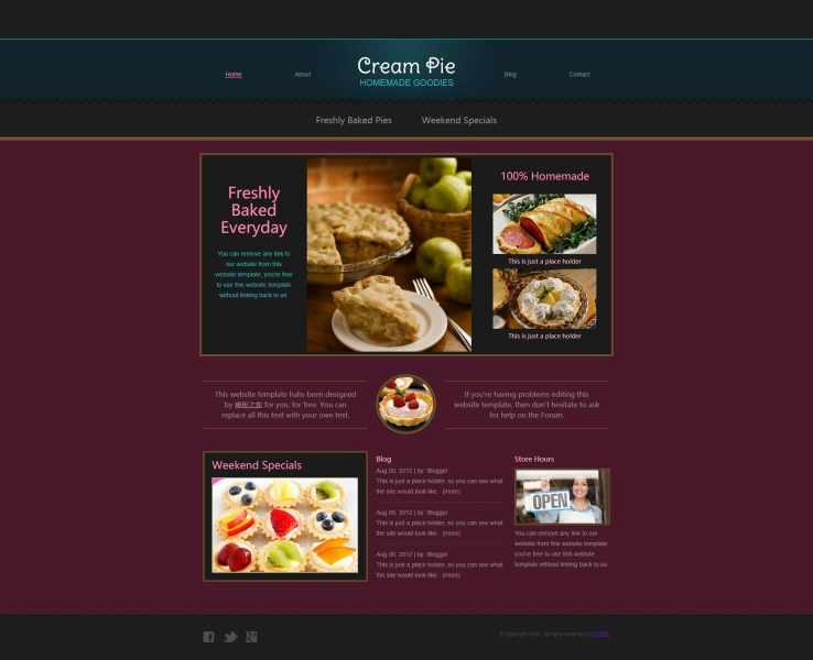 灰色底纹精致的西餐厅企业网站模板下载