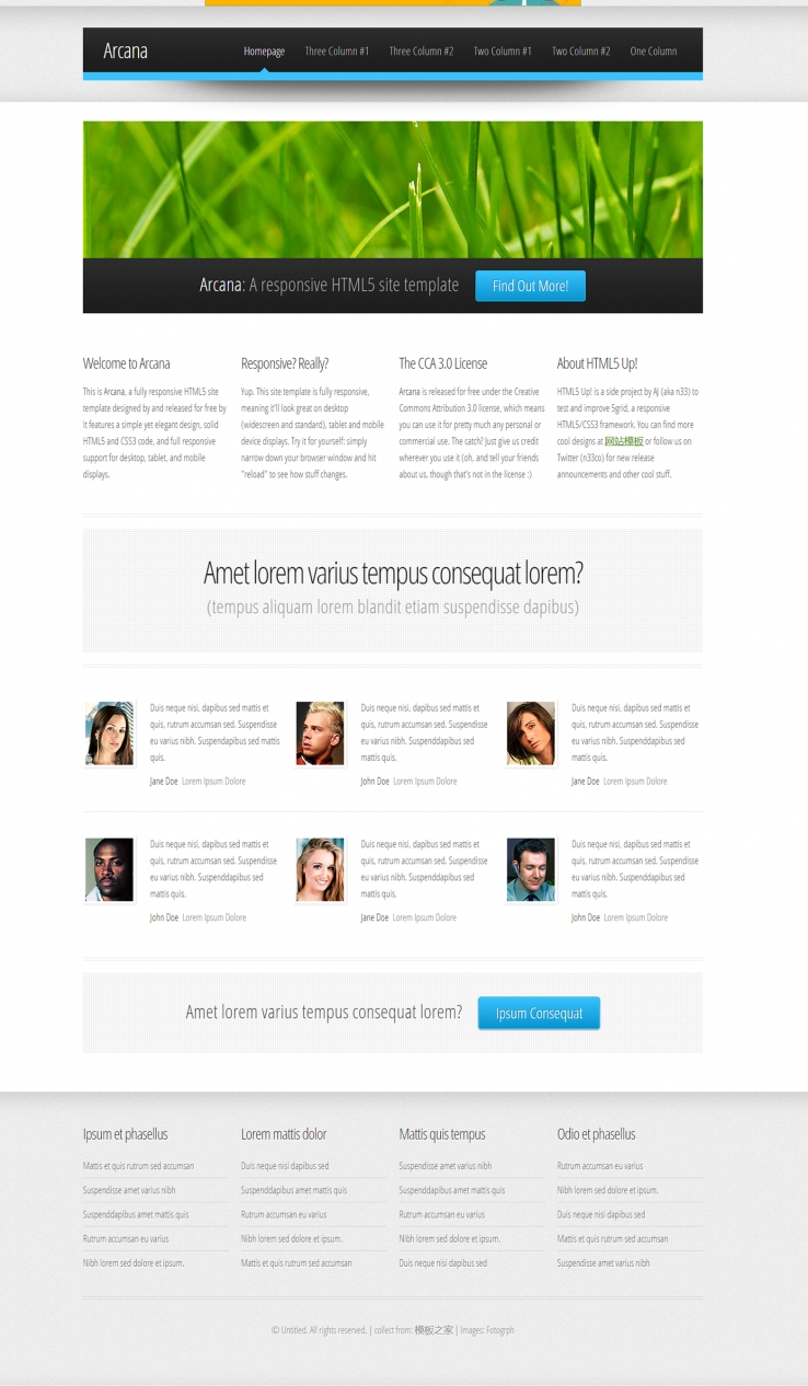 黑色简洁风格的企业网站模板下载