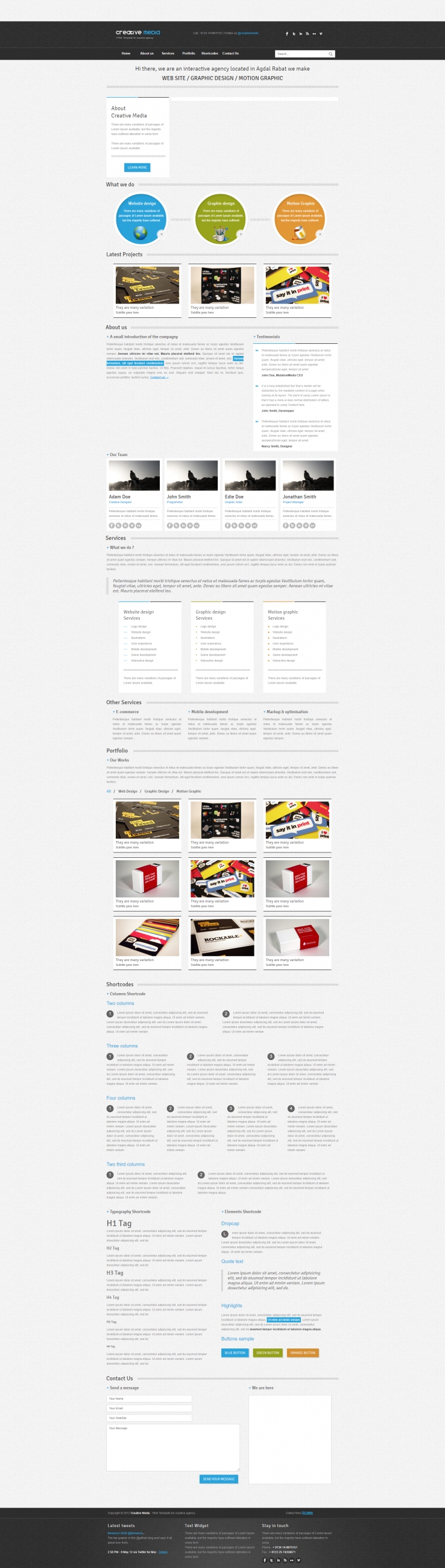 黑色画册的设计企业官网模板下载