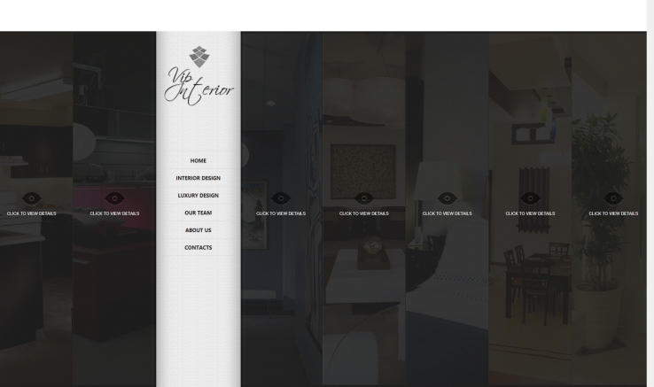个性漂亮的室内装修设计网站模板下载