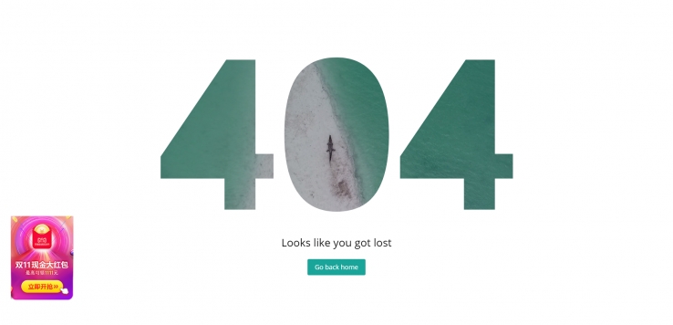 可爱有趣的404错误页面网站模板下载
