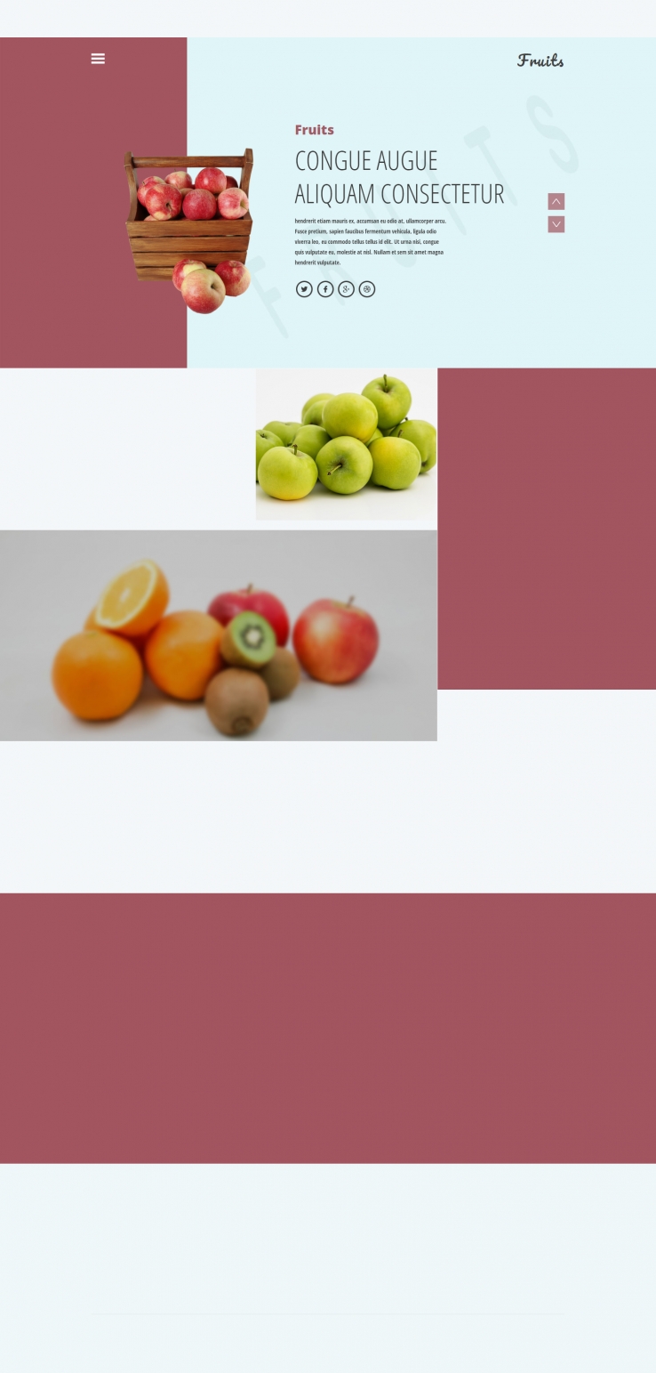 红色大气风格的果园水果批发企业网站模板下载